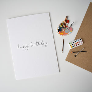 birthday message greeting card elemente design