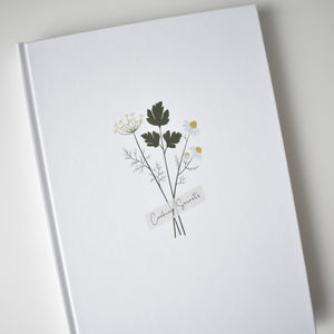 illustrated botanical recipe book elemente design