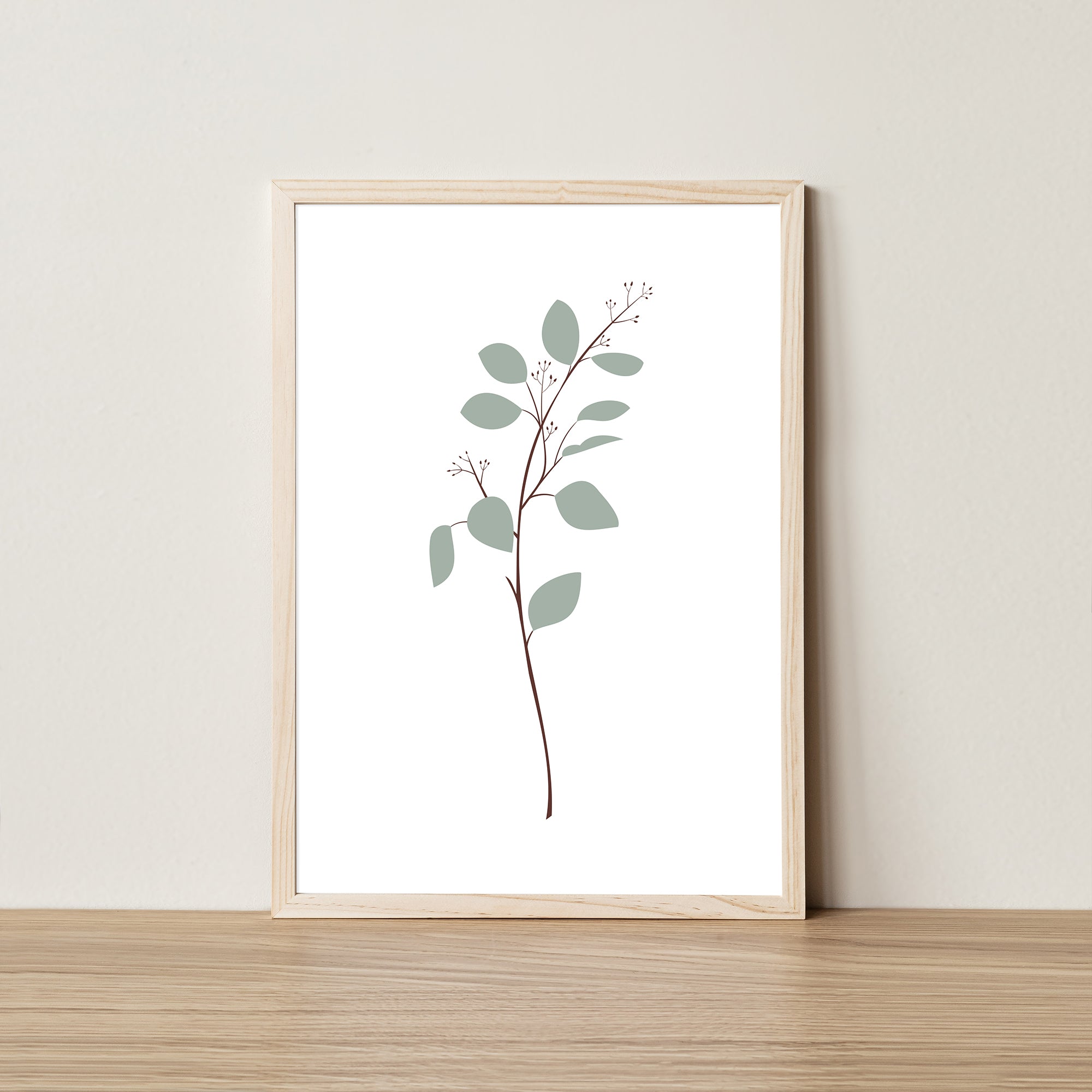eucalyptus plant artwork elemente design