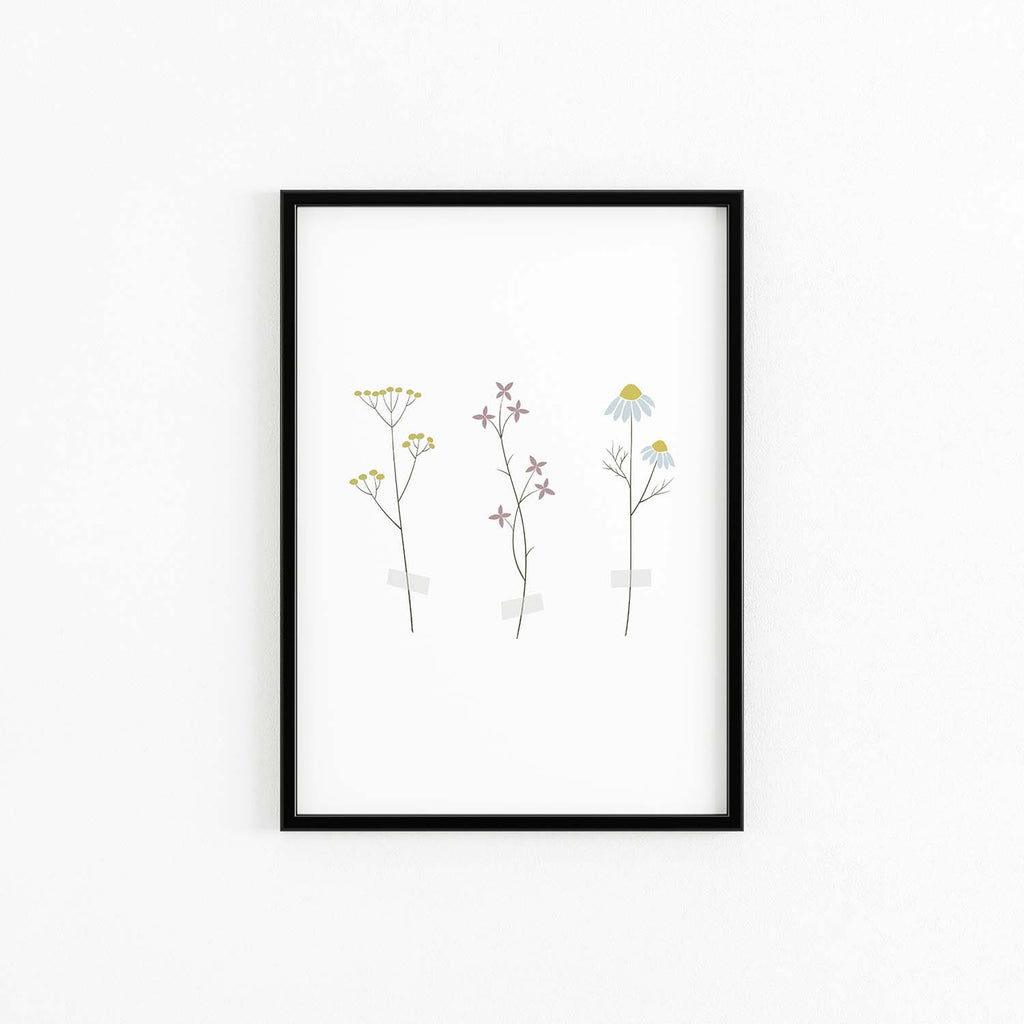 wild flowers art print
