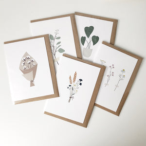 Assorted floral greeting cards Elemente Design 