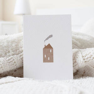 brown house moving card