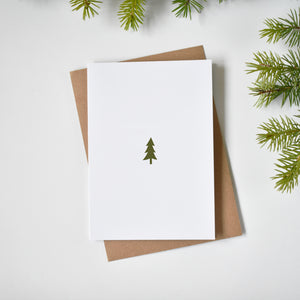 Minimalist Christmas card elemente design